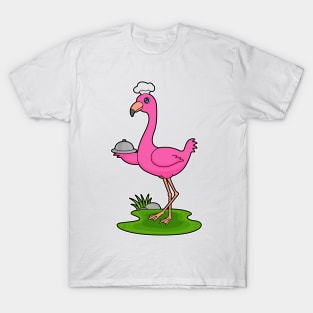 Flamingo Cook Platter T-Shirt